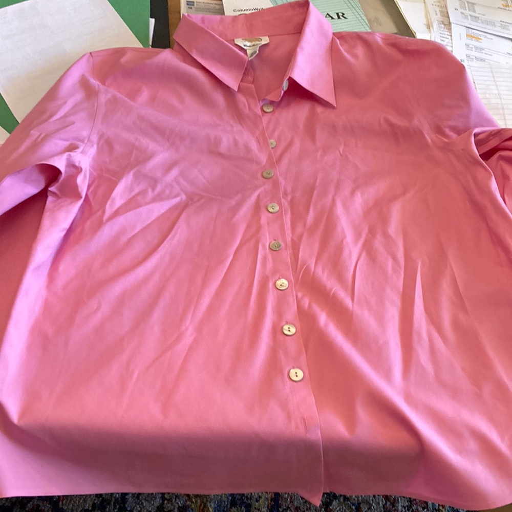 Rose colored shirt